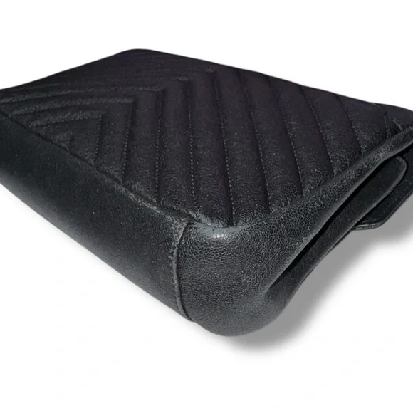 Saint Laurent College Medium Flap YSL Shoulder Bag Quilted black Leather 🔥SALE🔥 - Picture 7 of 15